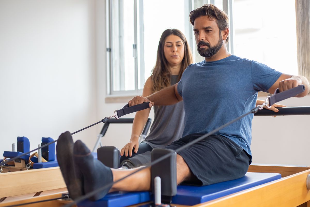 Reformer pilates dersi